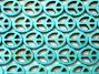 Turquoise 15mm Magnesite Peace Sign